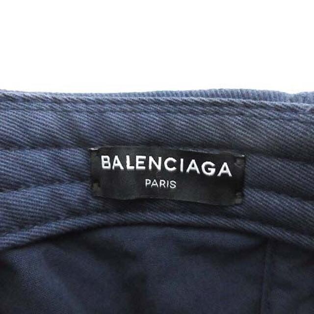 Balenciaga L 59 紺 ネイビー 白の通販 by ベクトル ラクマ店｜バレンシアガならラクマ - バレンシアガ ベースボールキャップ ロゴ 刺繍 即納通販