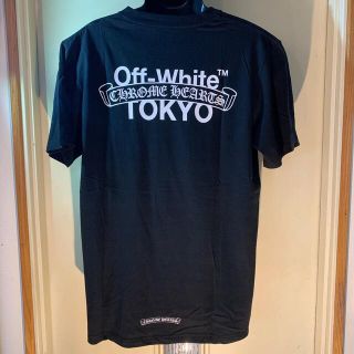 クロムハーツ(Chrome Hearts)のクロムハーツ ×オフホワイト　コラボバックプリントTシャツ　TOKYO Lサイズ(Tシャツ/カットソー(半袖/袖なし))