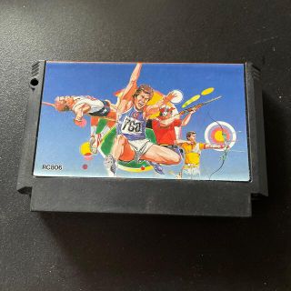 コナミハイパースポーツ　ファミコン　当時物(家庭用ゲームソフト)