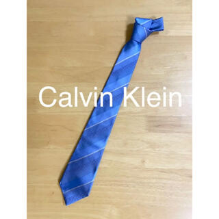 シーケーカルバンクライン(ck Calvin Klein)のカルバン クライン メンズ ネクタイ ビジネス カルバンクライン ブルー(ネクタイ)