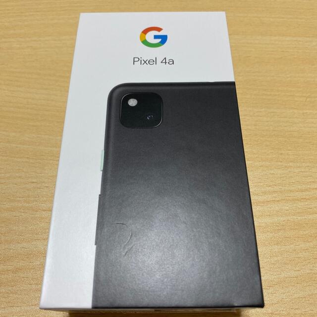 Google Pixel(グーグルピクセル)のpixel4a ブラック　【新品未使用】SIMフリー スマホ/家電/カメラのスマートフォン/携帯電話(スマートフォン本体)の商品写真