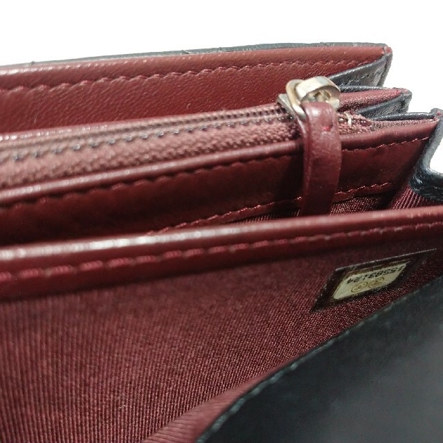 CHANEL(シャネル)のCHANEL シャネル 長財布 黒 ラムスキン レディースのファッション小物(財布)の商品写真