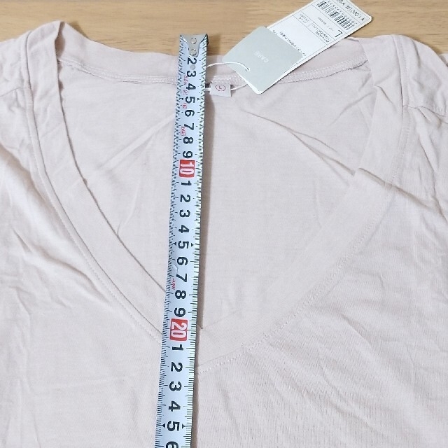 UNIQLO(ユニクロ)の［5096］カットソー ピンク レディースのトップス(Tシャツ(半袖/袖なし))の商品写真