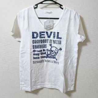 ［5097］カットソー ホワイト(Tシャツ(半袖/袖なし))