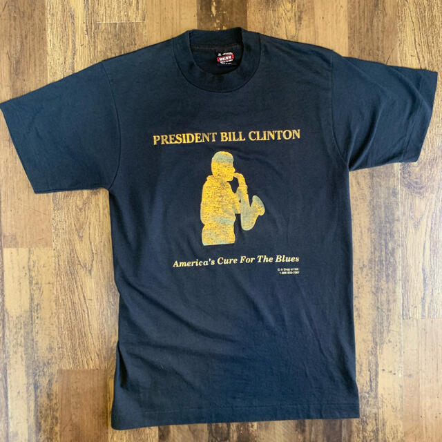 Supreme(シュプリーム)の入手困難　ビルクリントン 大統領　bill clinton jazz 古着 メンズのトップス(Tシャツ/カットソー(半袖/袖なし))の商品写真