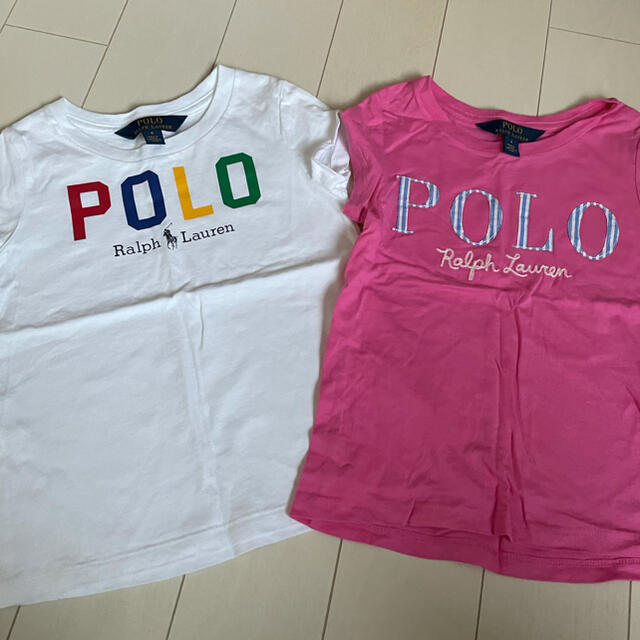 POLO RALPH LAUREN(ポロラルフローレン)のラルフローレン　キッズ　tシャツ　2枚セット キッズ/ベビー/マタニティのキッズ服男の子用(90cm~)(Tシャツ/カットソー)の商品写真