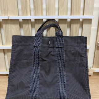 エルメス(Hermes)のHERMES エルメス　エールライン　キャンバス　トートバッグ　MM(トートバッグ)