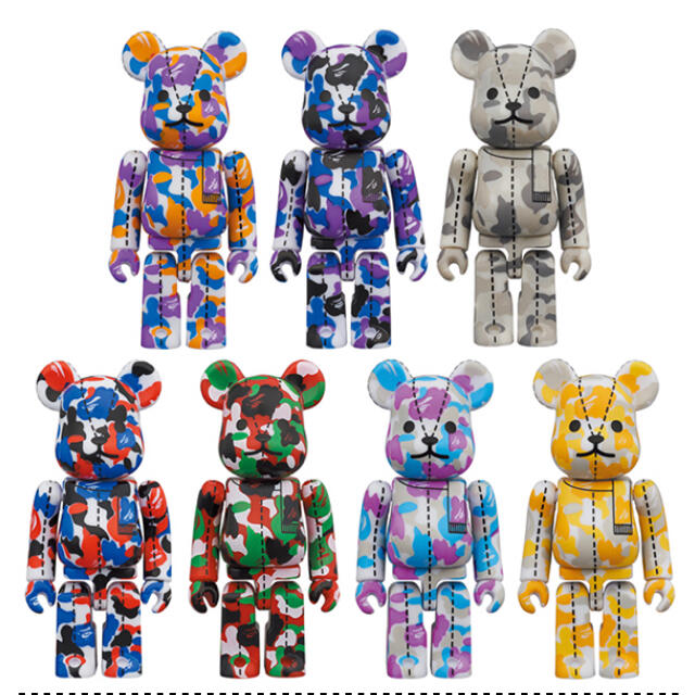 第2弾　ANNIVERSARY BE@RBRICK BAPE CAMO #2