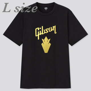 ユニクロ(UNIQLO)の【完売品】Gibson × ユニクロ コラボTシャツ（L）(Tシャツ/カットソー(半袖/袖なし))