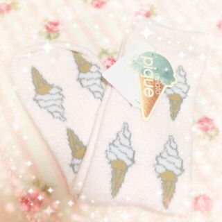 ジェラートピケ(gelato pique)の♡gelato pique♡ソフトクリーム♡モコモコスムージー♡ソックス♡(ソックス)