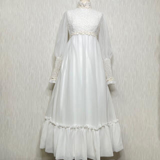 GUNNE SAX - ヴィンテージ ドレス 白 ホワイト ウエディングドレス 