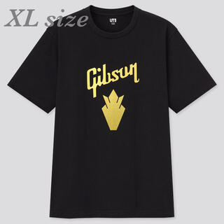 ユニクロ(UNIQLO)の【完売品】Gibson × ユニクロ コラボTシャツ（XL）(Tシャツ/カットソー(半袖/袖なし))