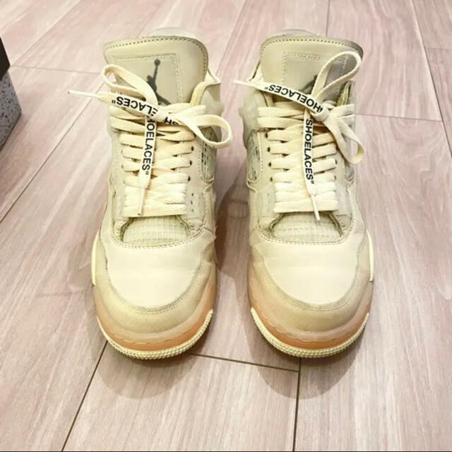 NIKE(ナイキ)のNIKE OFF WHITE AIR JORDAN4 RETRO SP メンズの靴/シューズ(スニーカー)の商品写真