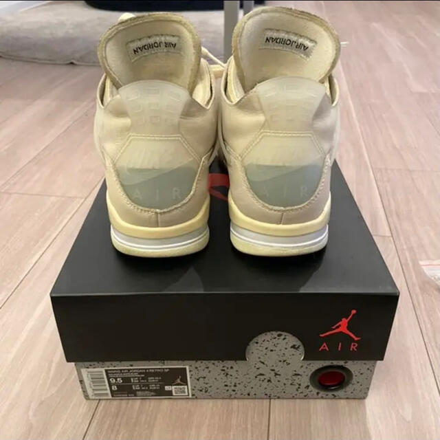 NIKE OFF WHITE AIR JORDAN4 RETRO SP