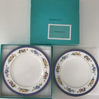 ティファニー(Tiffany & Co.)のティファニー フラワープレート18㎝　２枚(食器)