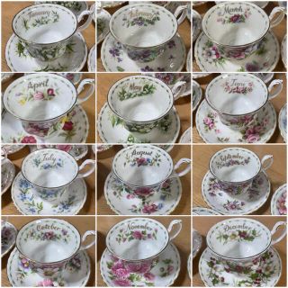 ロイヤルアルバート(ROYAL ALBERT)のロイヤルアルバート 珈琲カッブ 誕生月  ティースプーン(食器)