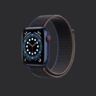 アップルウォッチ(Apple Watch)の本日まで！Apple Watch 6 44mm アルミ　ブルー　セルラー(腕時計(デジタル))