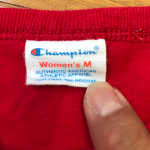 Champion(チャンピオン)のレディース　Champion チャンピオン ビッグシルエット ロゴ Tシャツ　M レディースのトップス(Tシャツ(半袖/袖なし))の商品写真