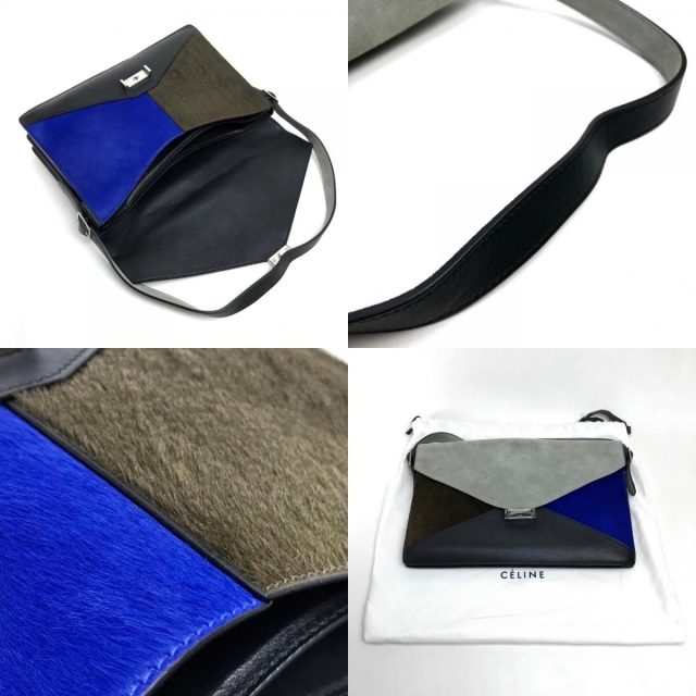 celine - 新品同様セリーヌ 2wayバッグ ロゴ金具ダイヤモンドクラッチ
