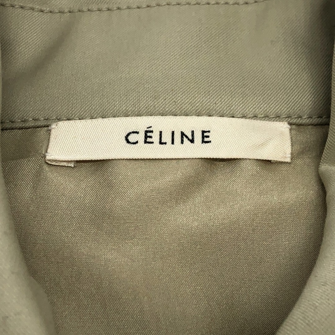 celine(セリーヌ)のセリーヌ CELINE ダブルフェイス  28V36-6073 トレンチコート マスチック ロングコート トレンチコート コットン ベージュ 新品同様 レディースのジャケット/アウター(トレンチコート)の商品写真