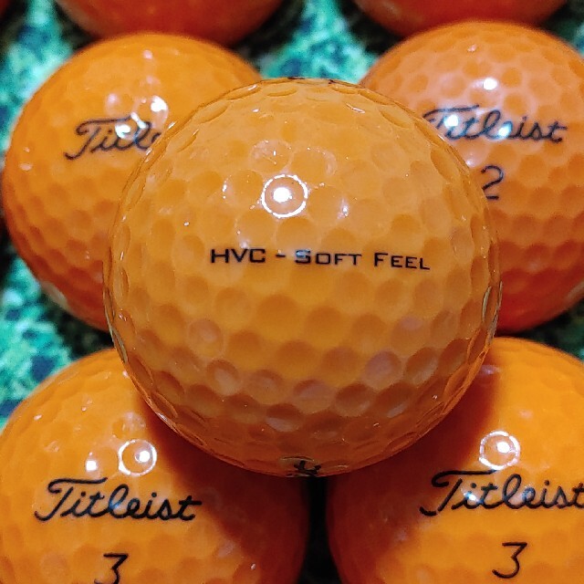Titleist(タイトリスト)のタイトリスト　HVC-SOFT  FEEL　ロストボール　ゴルフボール　75 スポーツ/アウトドアのゴルフ(その他)の商品写真