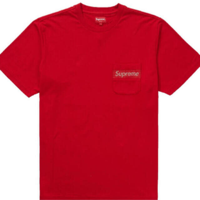 Supreme mesh pocket tシャツ red box シュプリーム