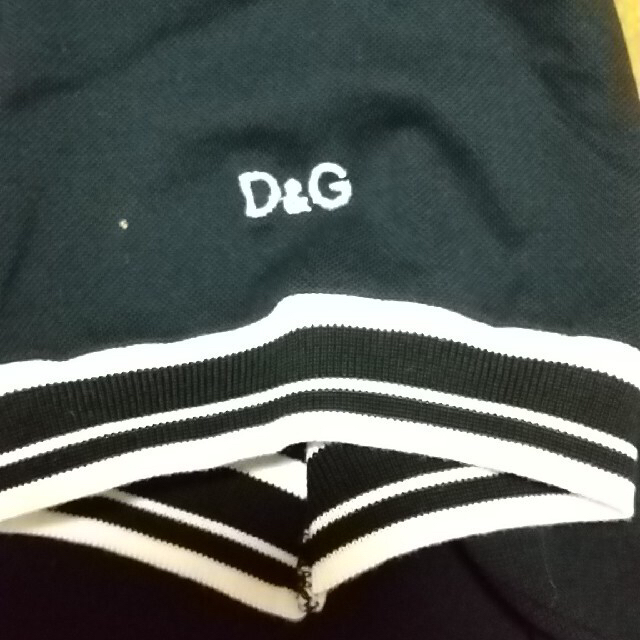D&G  ポロシャツ  黒  半袖   美品   Mサイズ 4