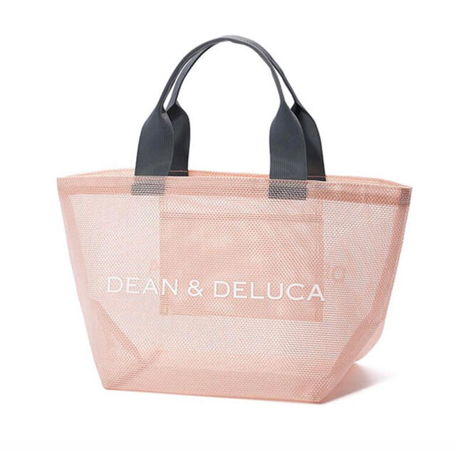 DEAN & DELUCA(ディーンアンドデルーカ)のDEAN & DELUCAメッシュトートバッグ ピンク Ｓサイズ  レディースのバッグ(ハンドバッグ)の商品写真