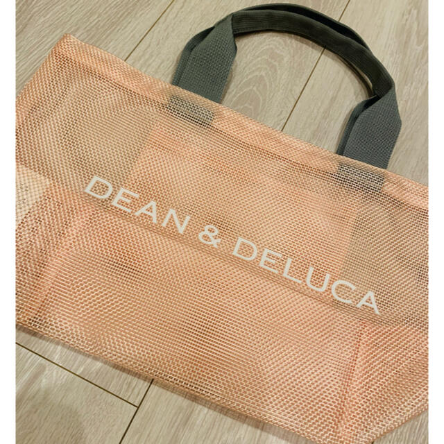 DEAN & DELUCA(ディーンアンドデルーカ)のDEAN & DELUCAメッシュトートバッグ ピンク Ｓサイズ  レディースのバッグ(ハンドバッグ)の商品写真