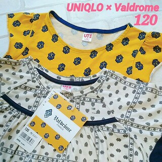 ユニクロ(UNIQLO)のUT　ユニクロ × ヴァルドローム　カットソー　120　２点セット　新品あり(Tシャツ/カットソー)