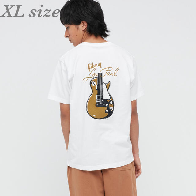 UNIQLO(ユニクロ)の【完売品】Gibson レスポール × ユニクロ コラボTシャツ（XL） メンズのトップス(Tシャツ/カットソー(半袖/袖なし))の商品写真