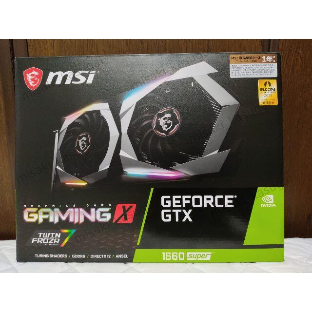 MSI GeForce GTX 1660 SUPER GAMING X