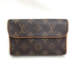 ルイヴィトン(LOUIS VUITTON)のルイヴィトン LOUIS VUITTON ポシェット フロランティーヌ M51855 モノグラム  カバン ポーチ ポシェット ウエストバッグ モノグラムキャンバス ブラウン(ボディバッグ/ウエストポーチ)