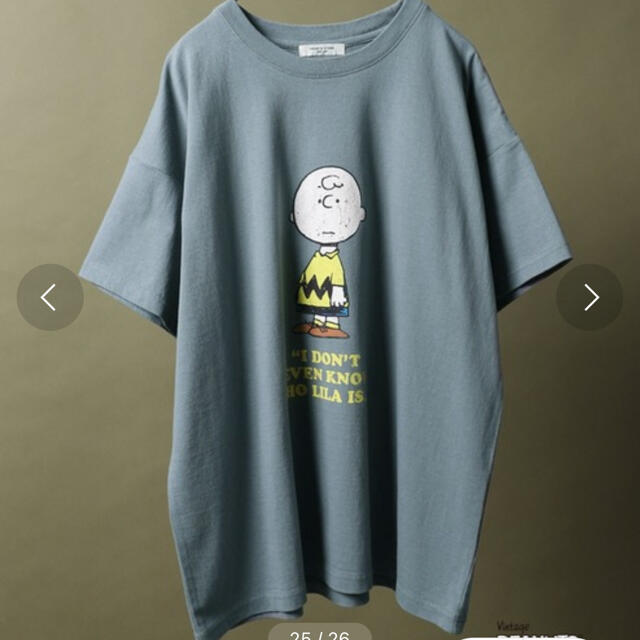 FREAK'S STORE(フリークスストア)のPEANUTS/ピーナッツ　別注チャーリー・ブラウンカラープリントTシャツ レディースのトップス(Tシャツ(半袖/袖なし))の商品写真