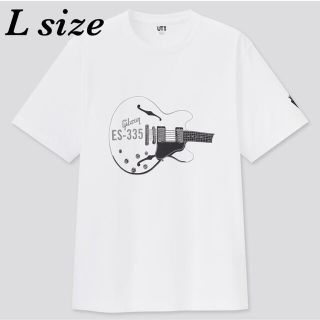 ユニクロ(UNIQLO)の【完売品】Gibson ES-335 × ユニクロ コラボTシャツ（L）(Tシャツ/カットソー(半袖/袖なし))