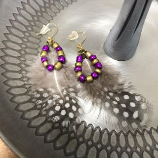 ドットハネピアス　グレー(ピアス)