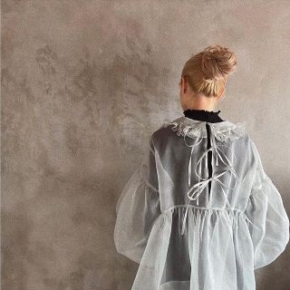 madder madder  organza tuck dress ミント(ロングワンピース/マキシワンピース)