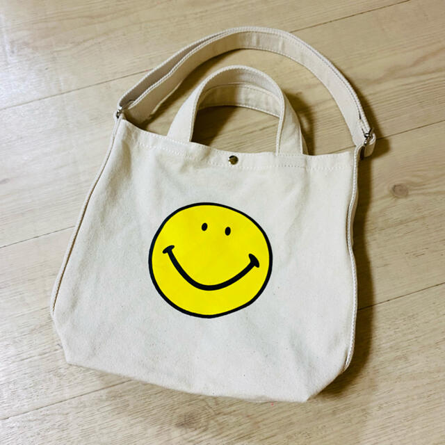 Deuxieme Classe SMILEY FACE トートバッグ