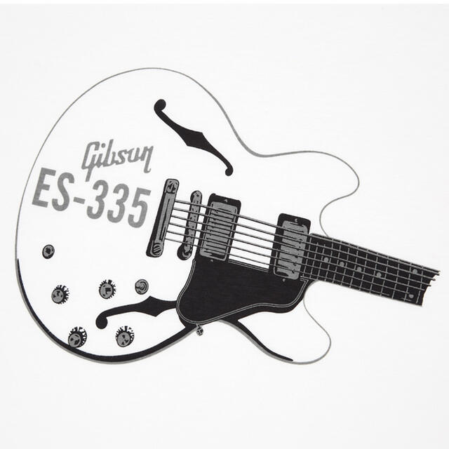 UNIQLO(ユニクロ)の【完売品】Gibson ES-335 × ユニクロ コラボTシャツ（XXL） メンズのトップス(Tシャツ/カットソー(半袖/袖なし))の商品写真