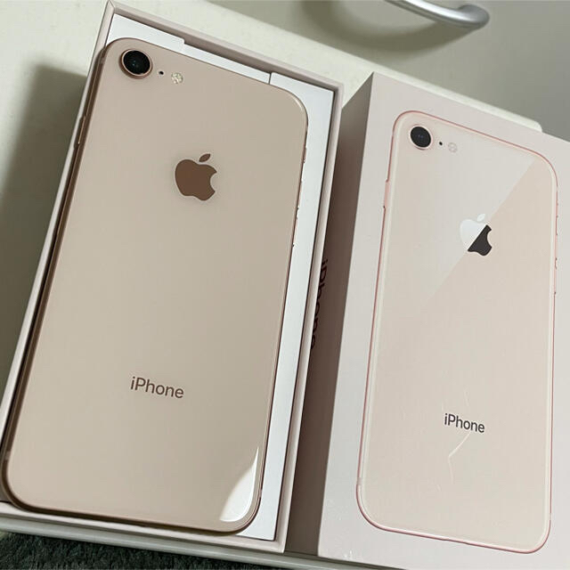 ★値下げ★iPhone8ゴールド64GB SIMフリー