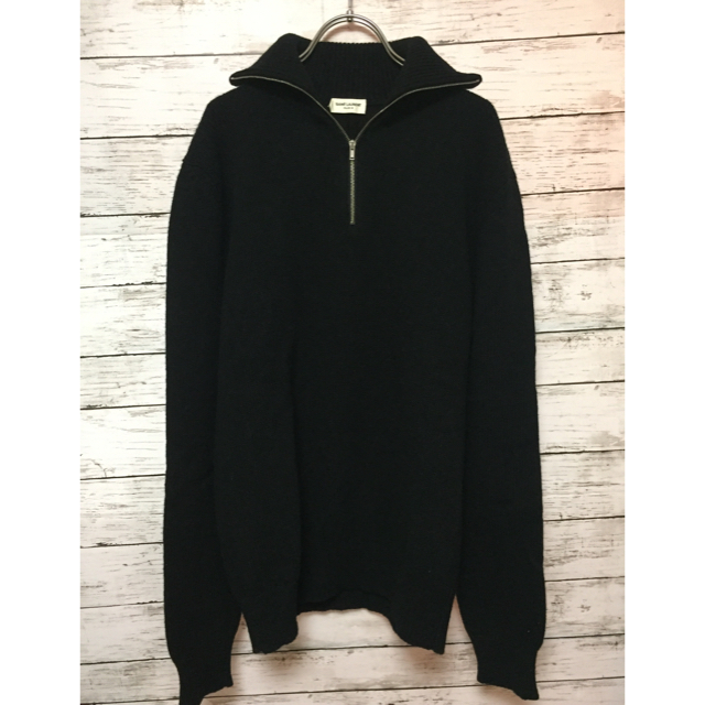 値下げ‼️Saint Laurent Half-Zipニット美品‼️-