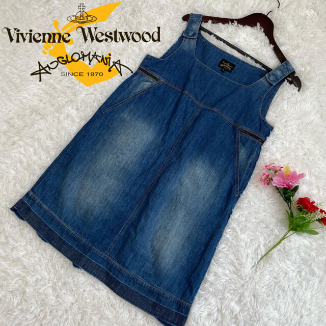 【Vivienne Westwood 】ヴィヴィアンアングロマニア　デニムワンピ