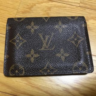 ルイヴィトン(LOUIS VUITTON)の【ジャンク品】ルイ•ヴィトン　カード入れ(名刺入れ/定期入れ)