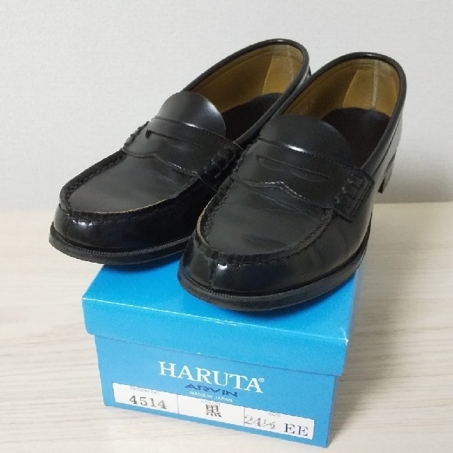 人気の雑貨がズラリ！ HARUTA - 桜さま☆ご確認用☆ローファー HARUTA 黒 24.5cm ローファー+革靴