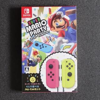ニンテンドースイッチ(Nintendo Switch)の新品 未開封 スーパーマリオパーティ 4人で遊べるJoy-Conセット(家庭用ゲームソフト)