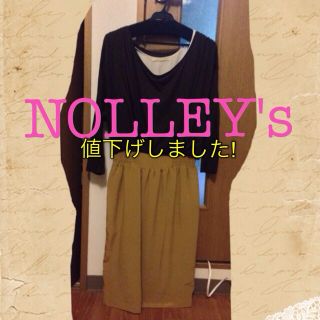 ノーリーズ(NOLLEY'S)のNOLLEY'sバイカラーワンピ⭐︎(ひざ丈ワンピース)