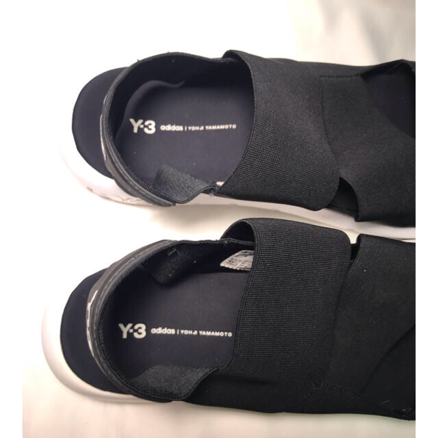 Y-3 QASA SANDAL BLACK/WHITE 27.5cm