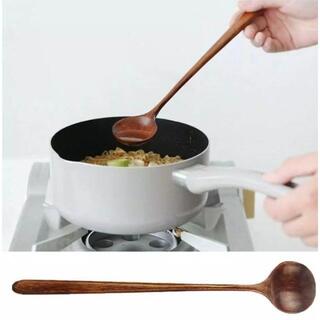 炒め物に最適！　木製スプーン　調理用　韓国　スッカラ(調理道具/製菓道具)