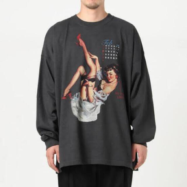 DAIRIKU/"Pinup Girl" Long Sleeve Tee メンズのトップス(Tシャツ/カットソー(七分/長袖))の商品写真