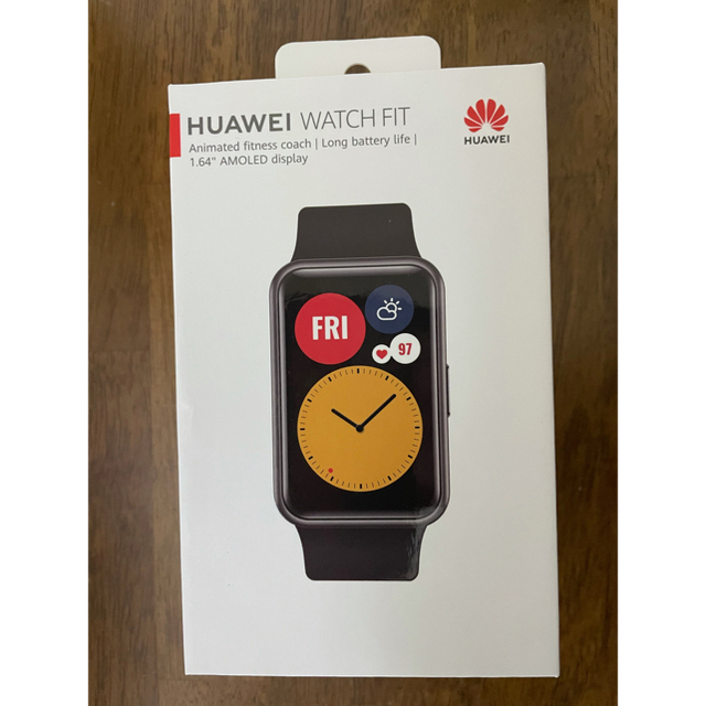 Huawei watch fit 黒　酸素測定☆新品未開封